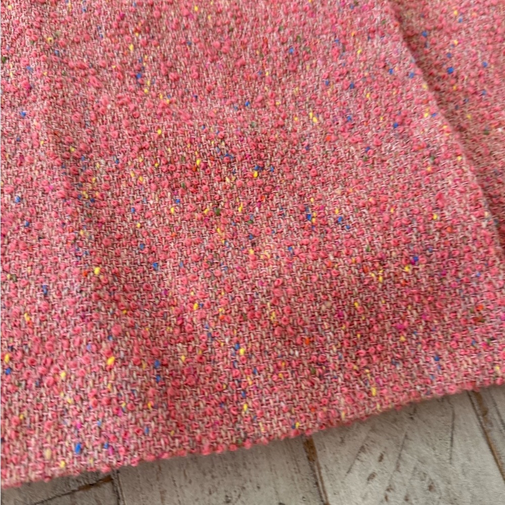 INC International Concepts Women's Pink Trench Coat wool blend size 2 - Picture 3 of 8